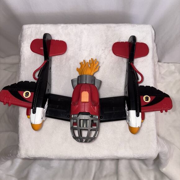 Imaginext Sky Racers Twin Eagle Airplane Plane 6 Fisher Price EUC - Picture 3 of 16